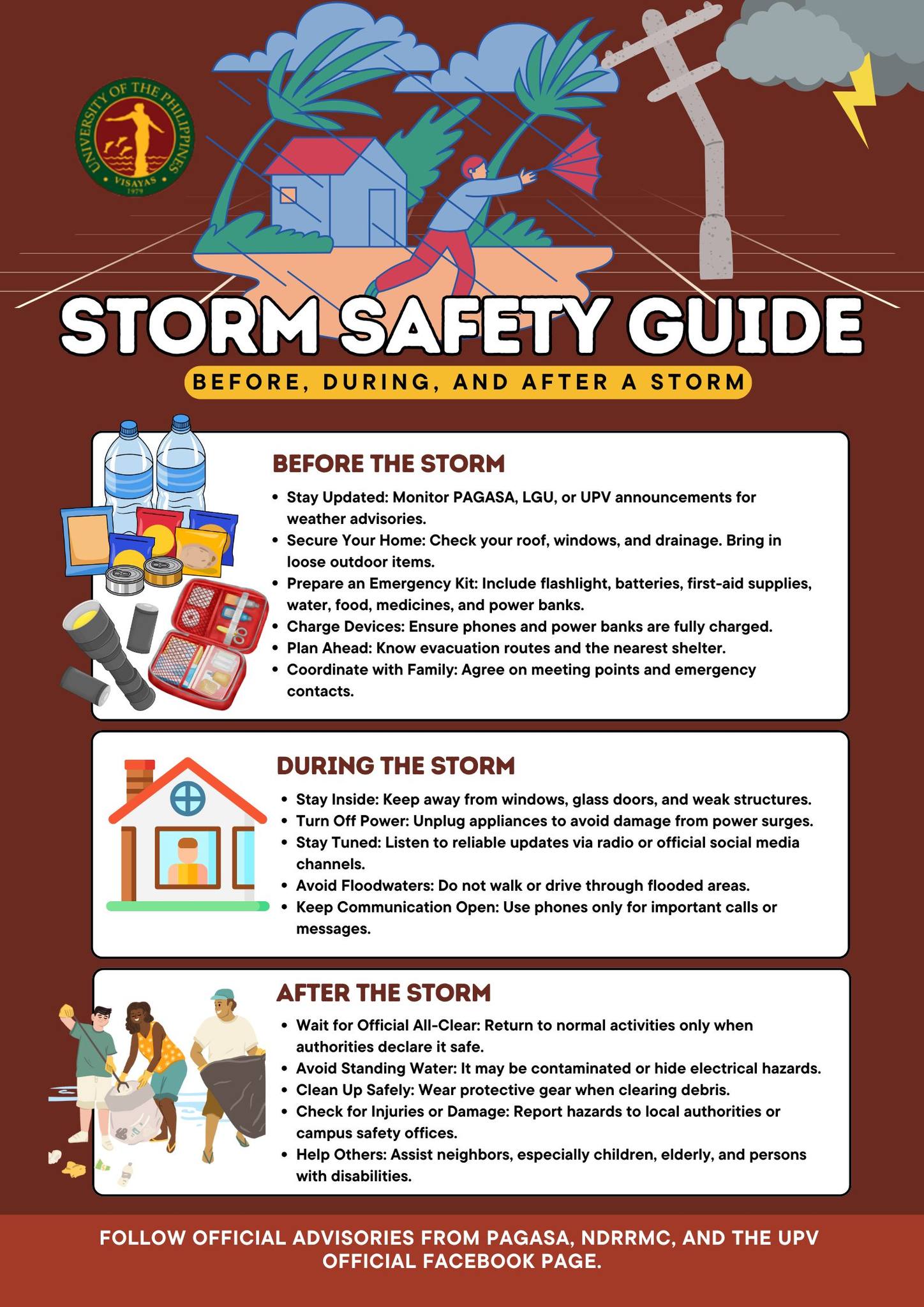 Before, During, and After the Storm: Your  Safety Checklist