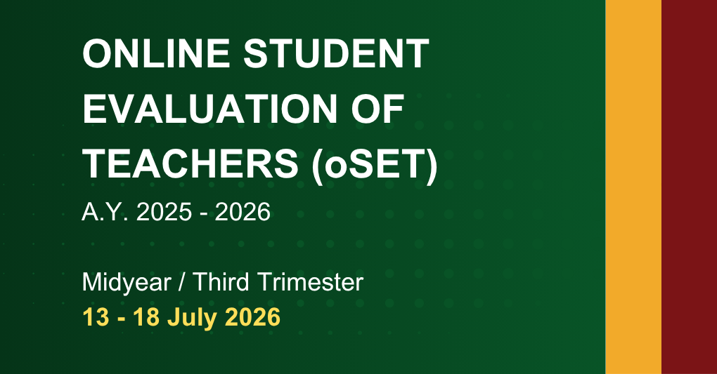 Online Student Evaluation of Teachers (oSET) for Midyear/Third Trimester,…